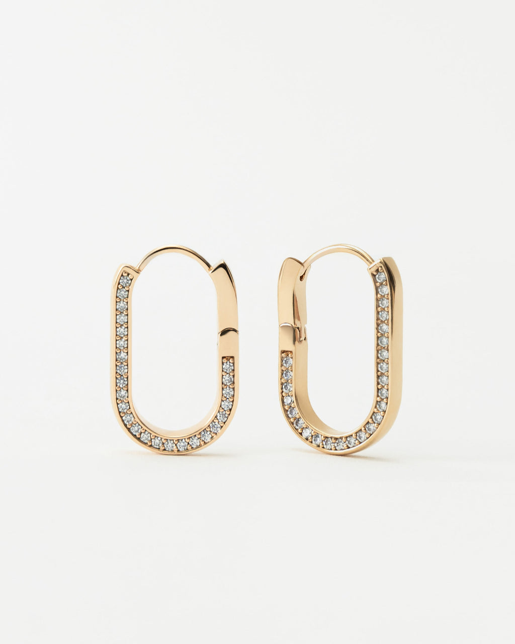 Pavé Frame Earrings