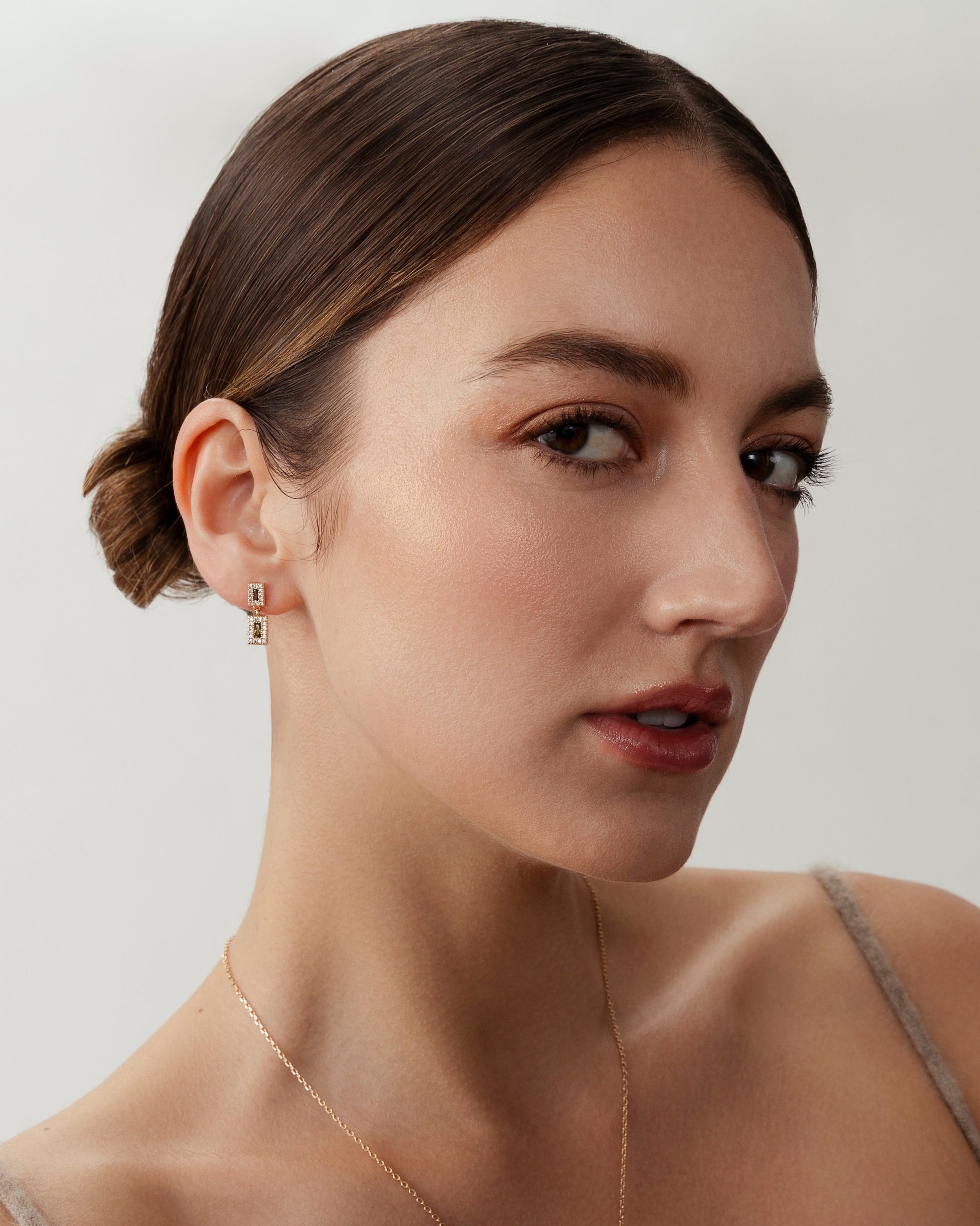 Olive Marque Earrings