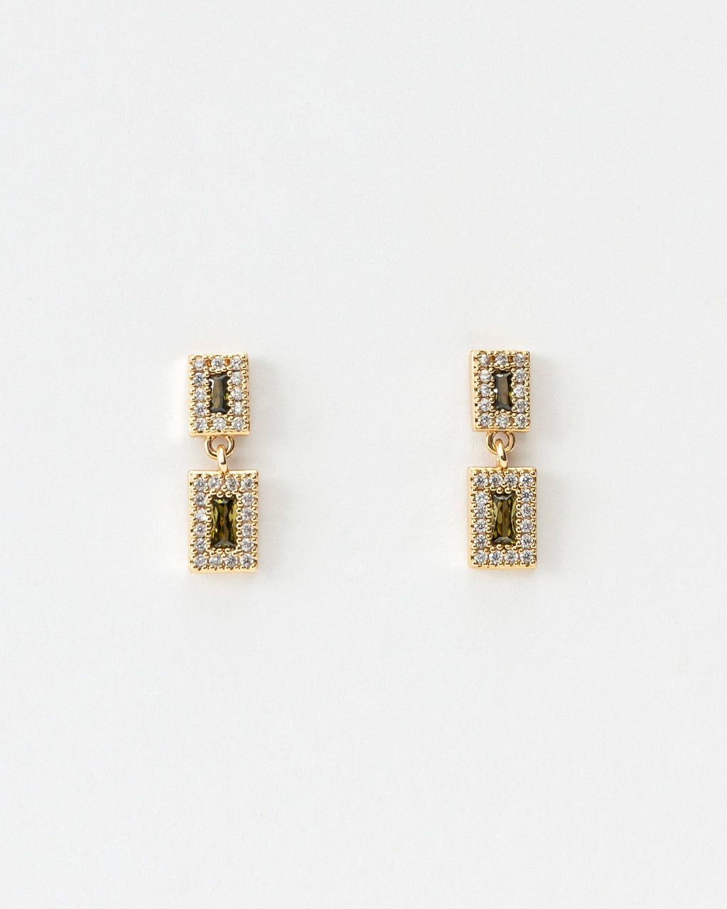 Olive Marque Earrings