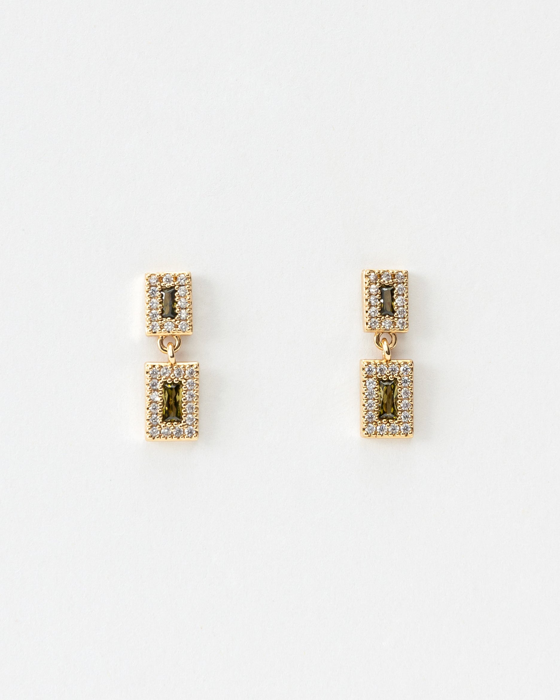 Olive Marque Earrings