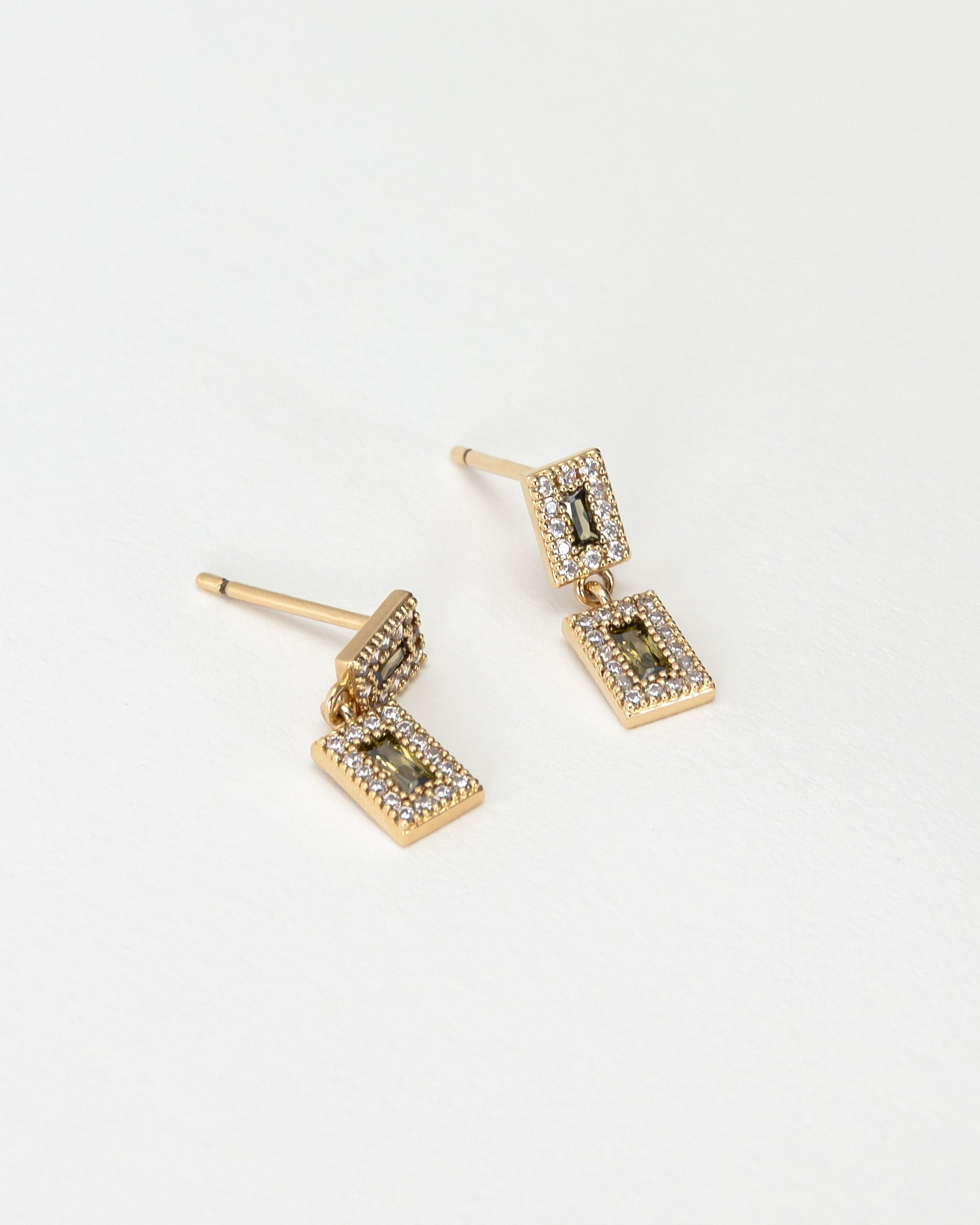 Olive Marque Earrings