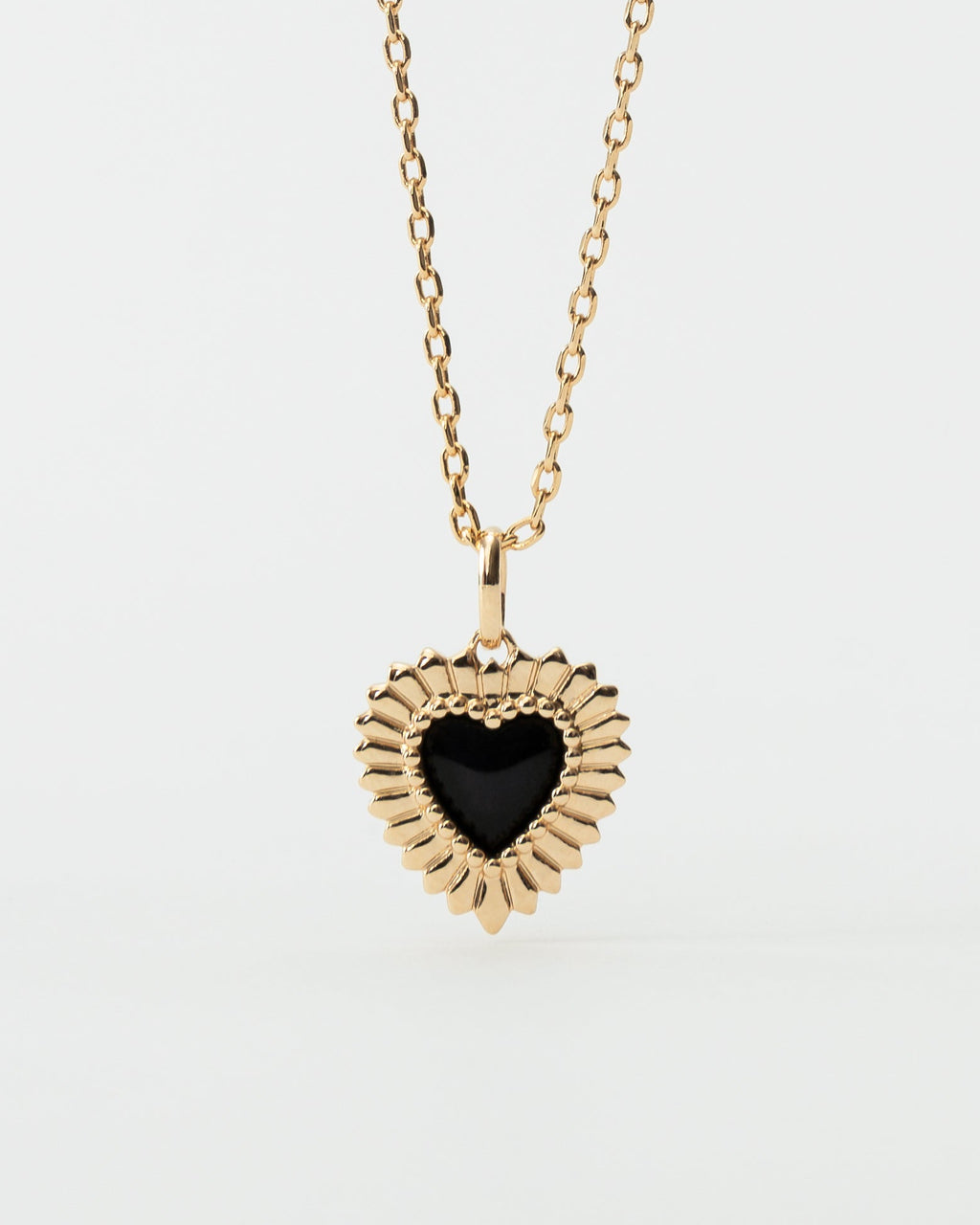 Palmette Heart Necklace