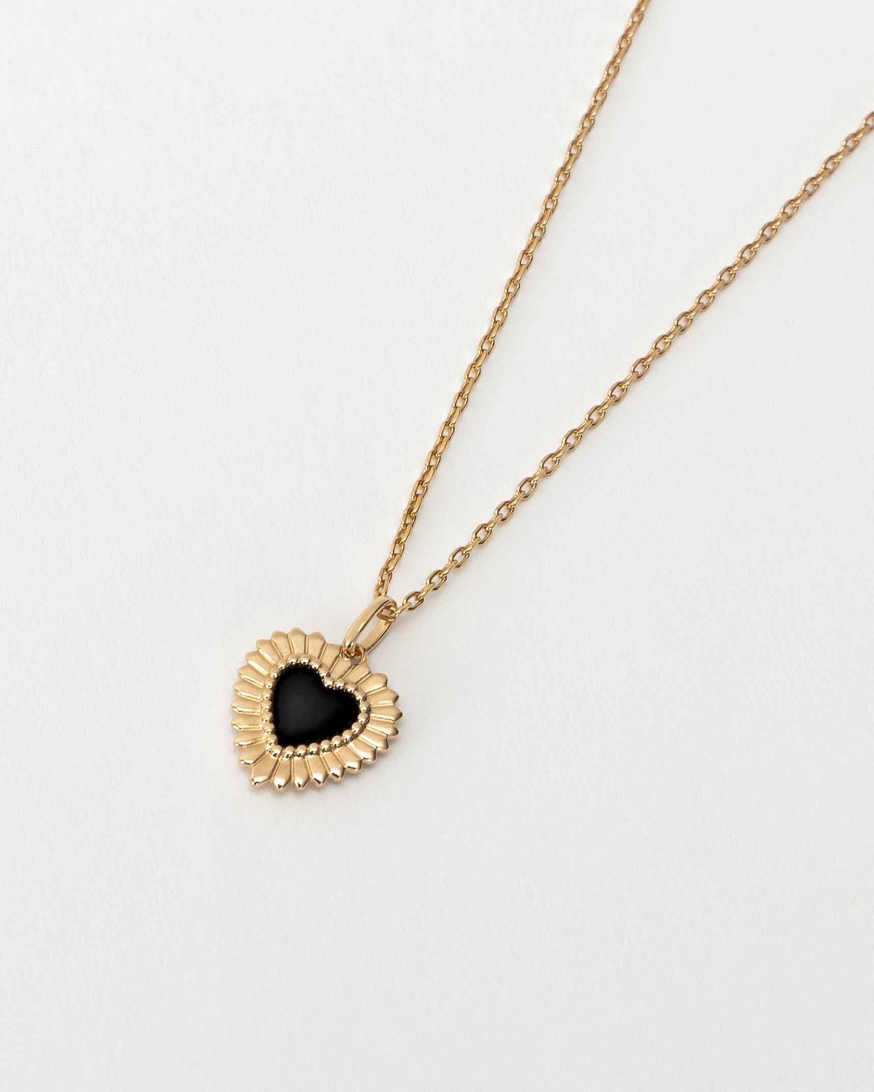 Palmette Heart Necklace