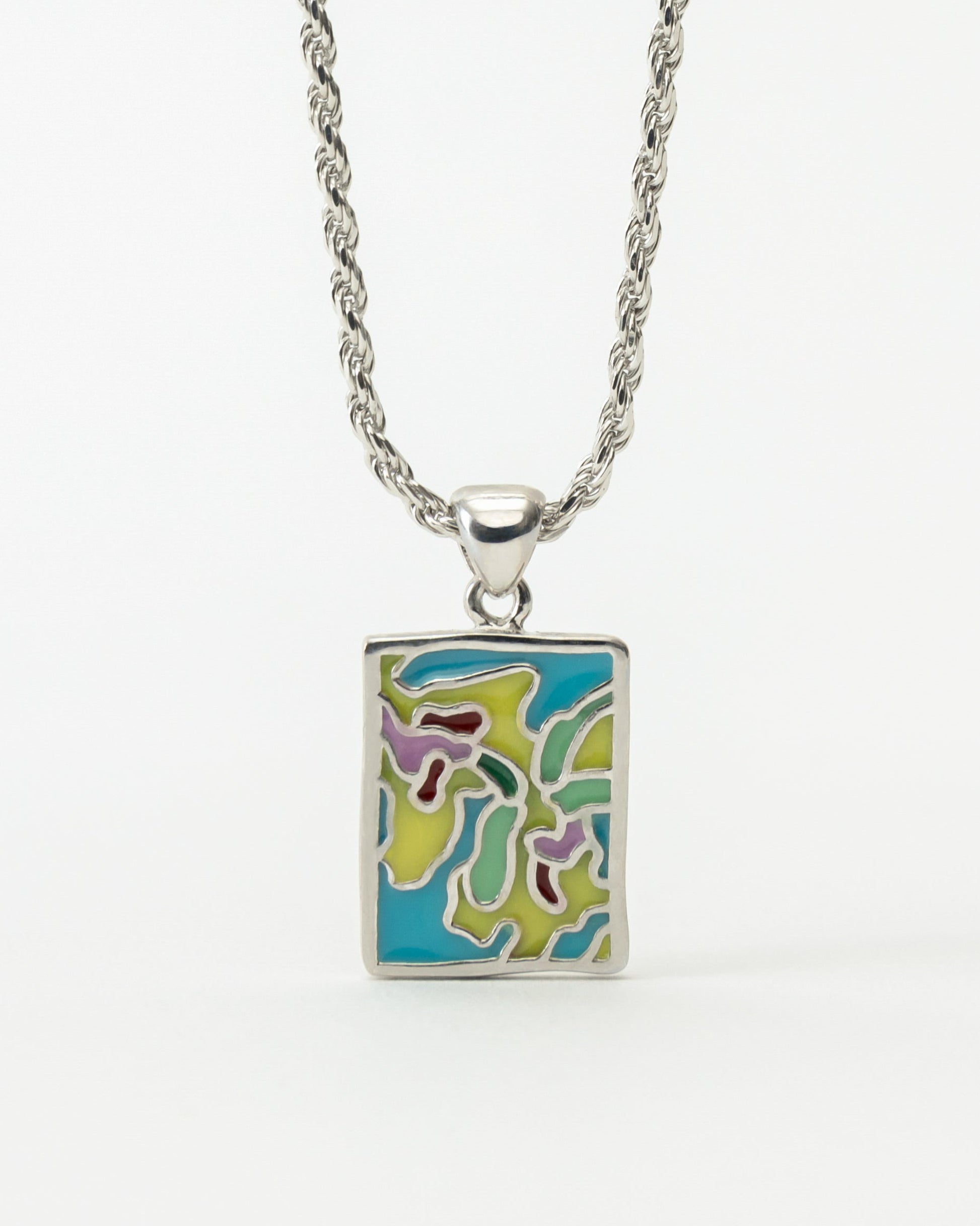 The Flame Lily Necklace - Silver