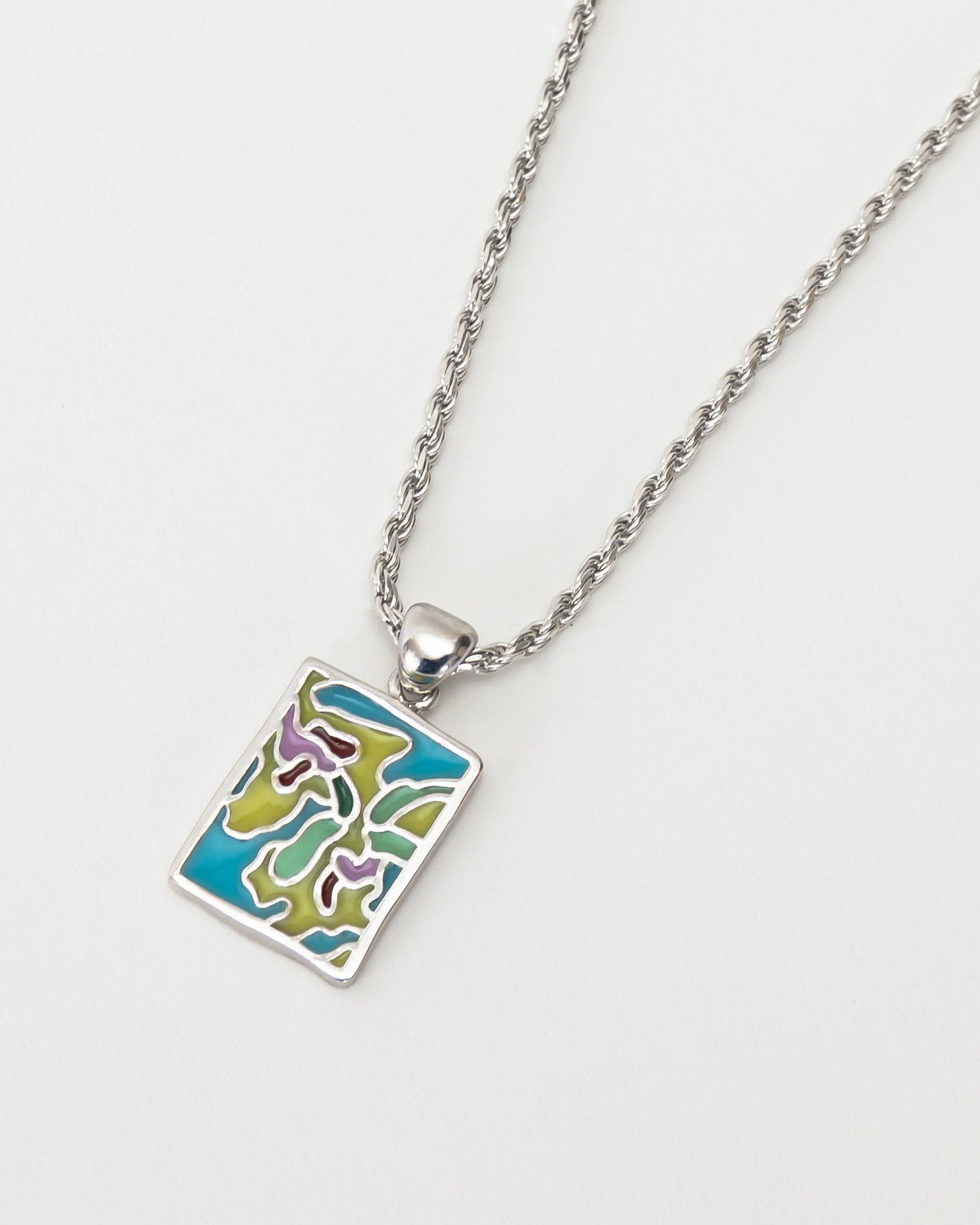 The Flame Lily Necklace - Silver