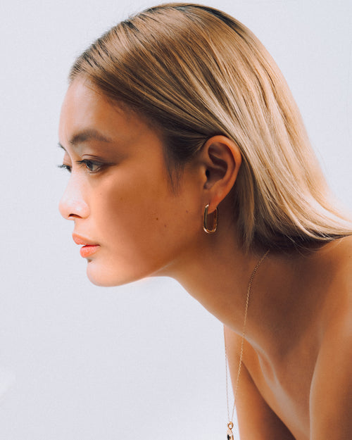 Frame Hoop Earrings